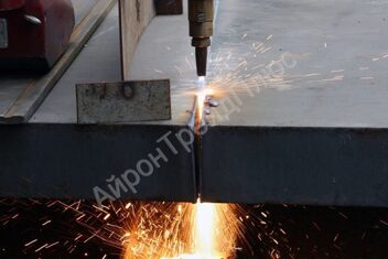 Плазменная резка стальных листов от 20 мм до 130 мм