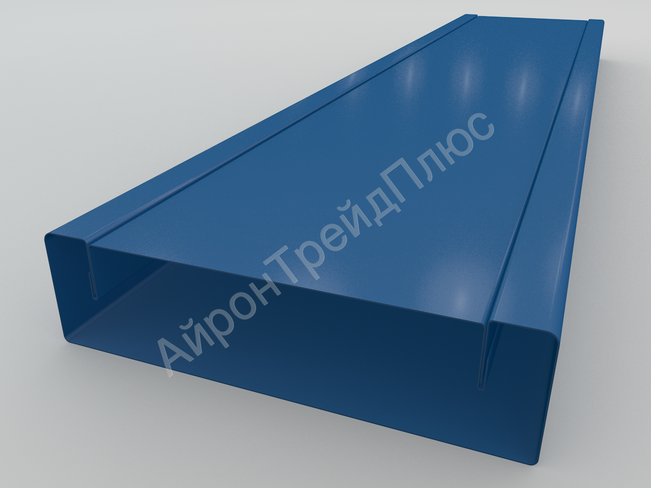 Забор Ранчо металлический 120 мм RAL 5005